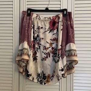 OTS floral WHBM blouse